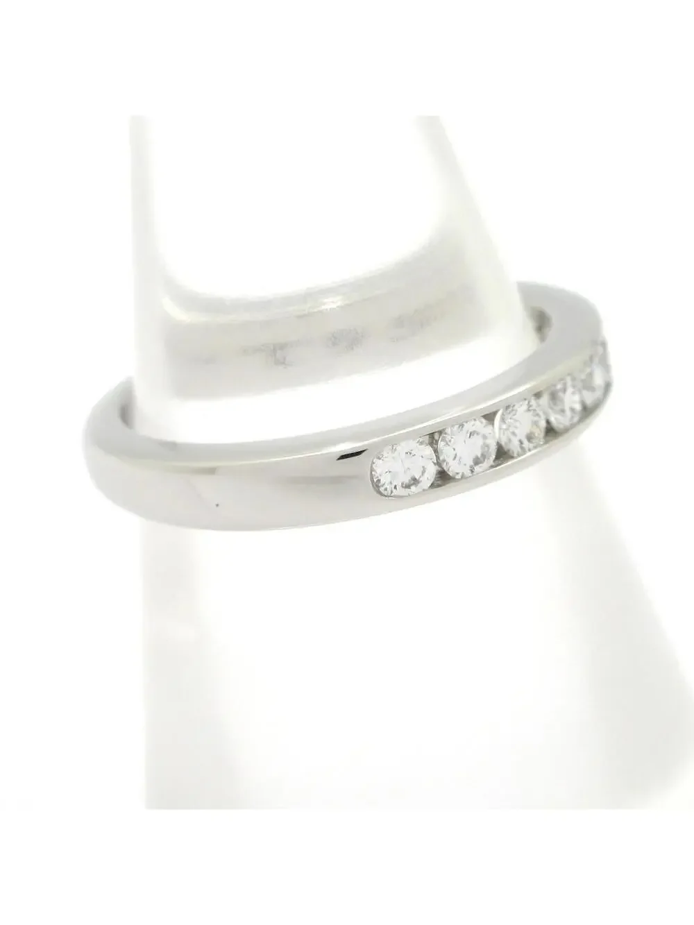 Tiffany&Co. Half Circle Diamond Ring #5 #299984T15B
